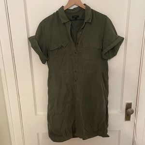 J.Crew Green Utility Dress